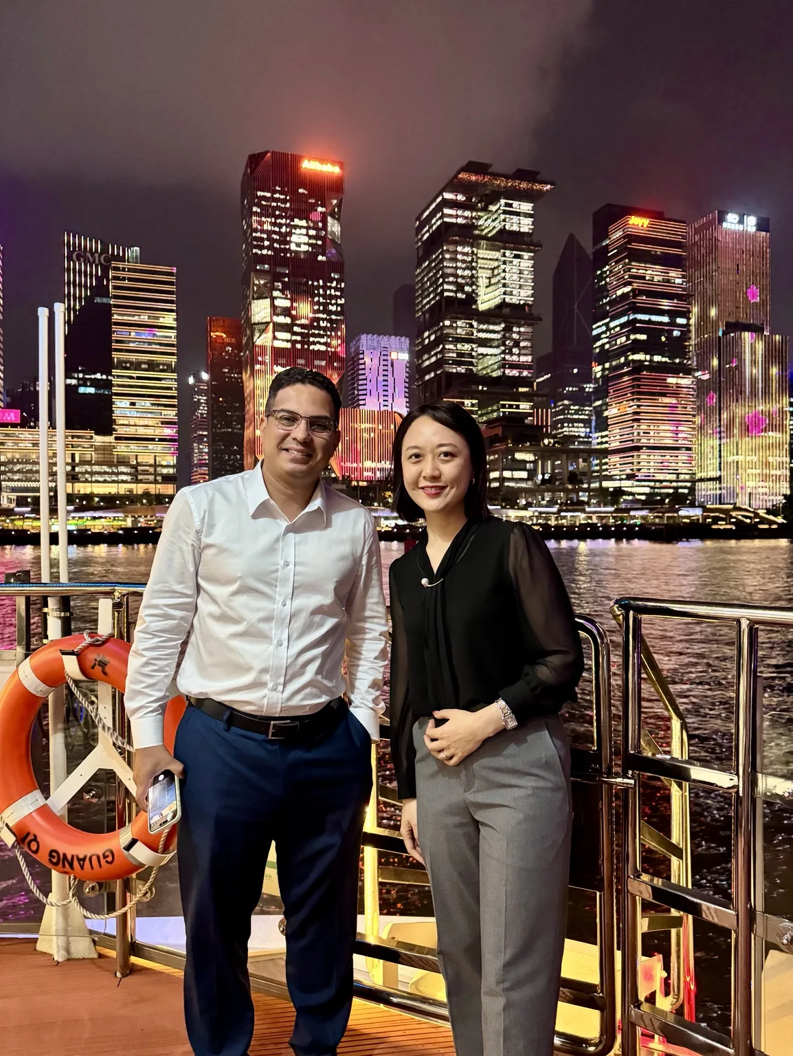 Colaborações internacionais construídas na China e na Ásia.