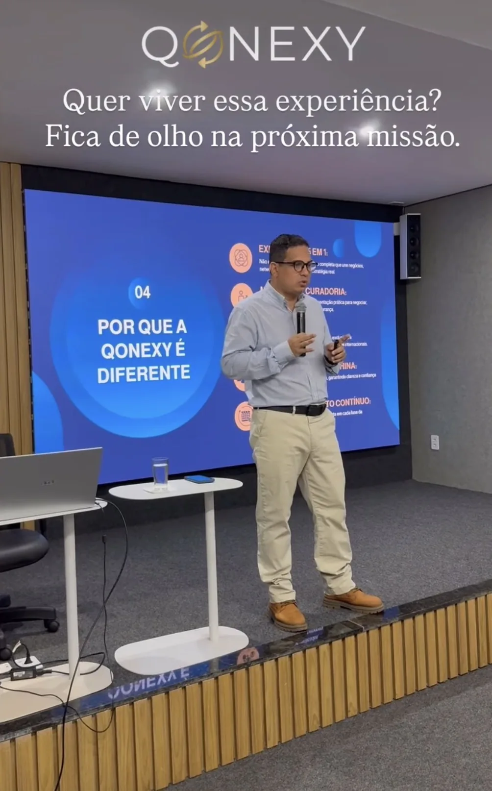 Palestra sobre Missão Empresarial Santarém–China.